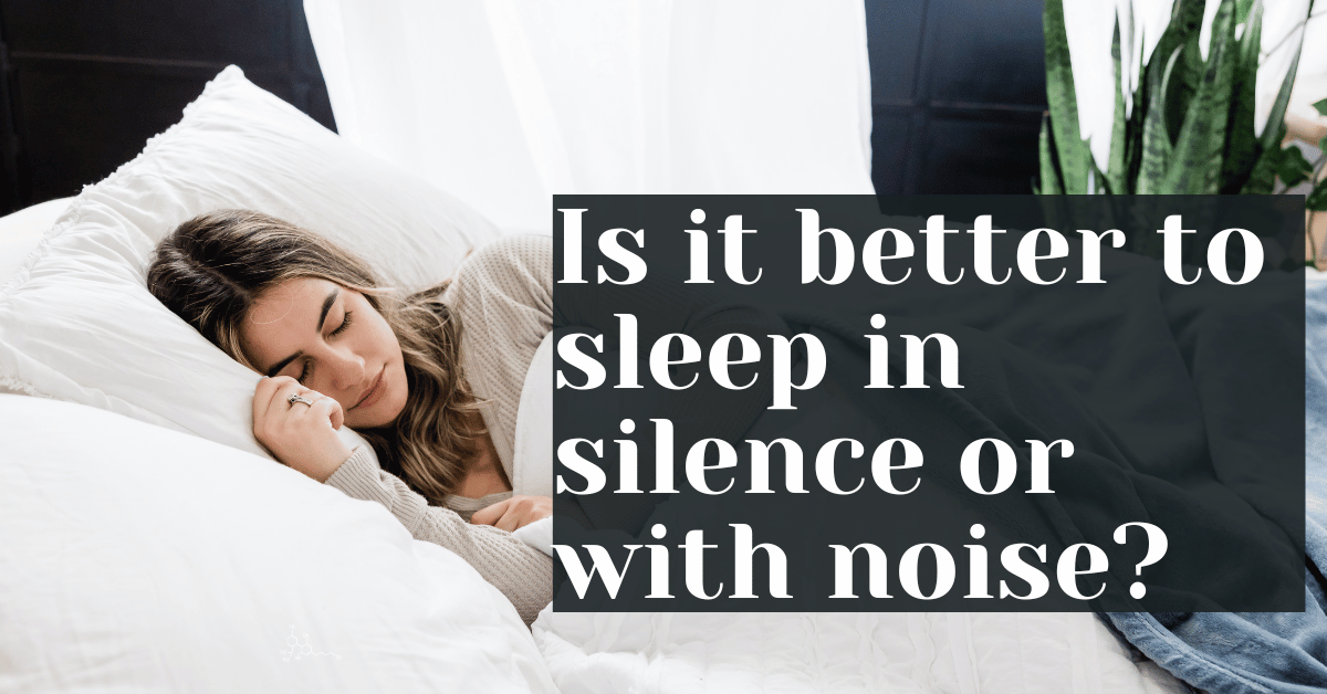 Is it better to sleep in silence or with noise? Alive Market