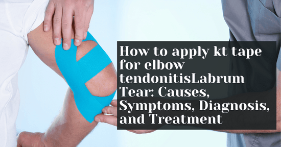 How to apply kt tape for elbow tendonitis