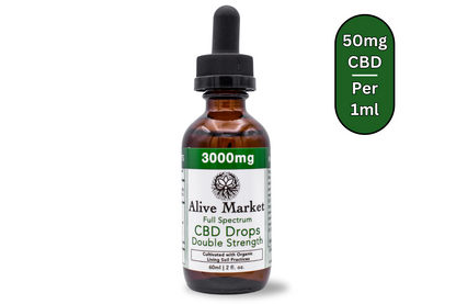 3000mg Full Spectrum CBD Tincture | 50mg/ml | Double Strength | 2oz