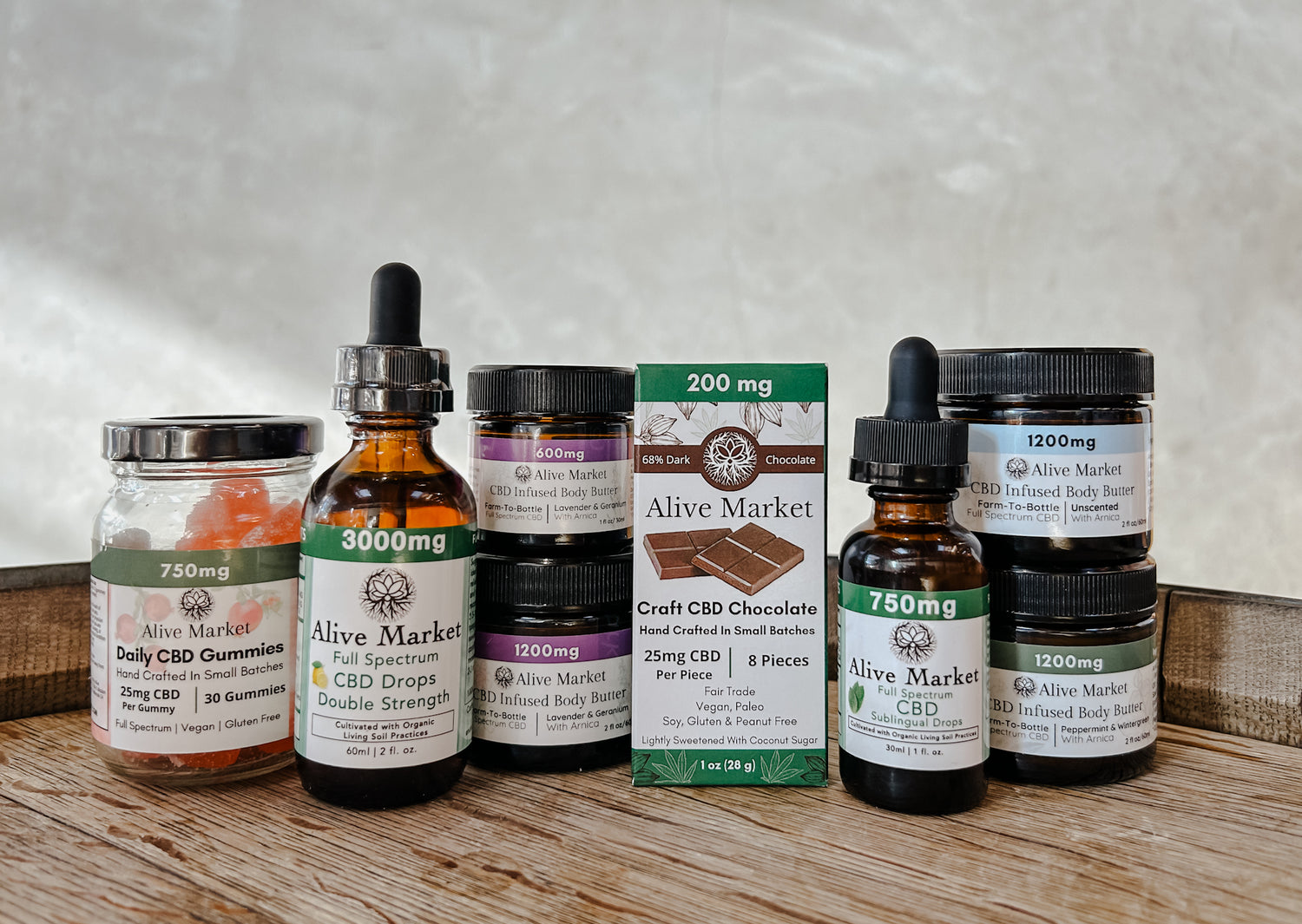 an image of different CBD products.