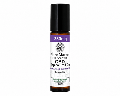 250mg Full Spectrum CBD Roll on With Kukui Nut + Arnica Oil