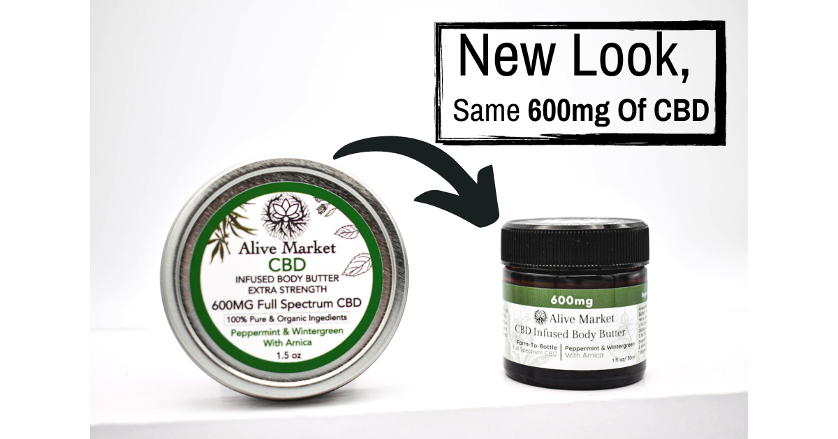 Full Spectrum CBD Body Butter  Best Selling CBD Topical – Alive Market