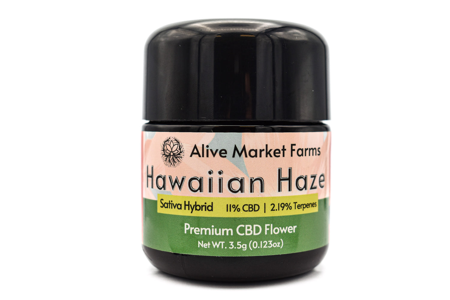 Hawaiian Haze - Organic CBD Flower By Alive Market Farms