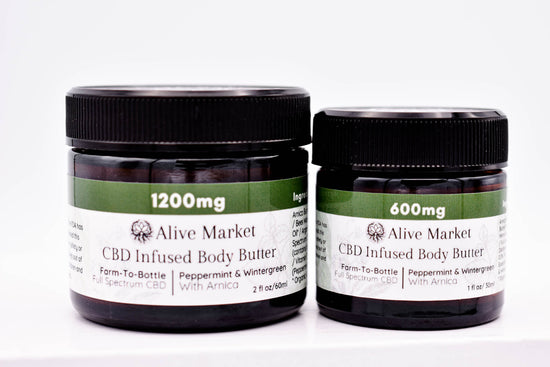 600mg/oz Full Spectrum CBD Body Butter